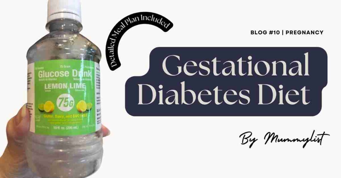 My Gestational Diabetes Diet
