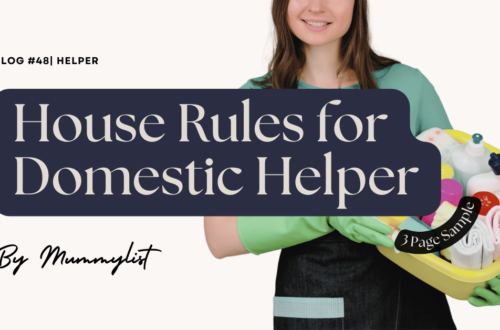 House rules for domestic helper in Singapore