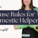 House rules for domestic helper in Singapore