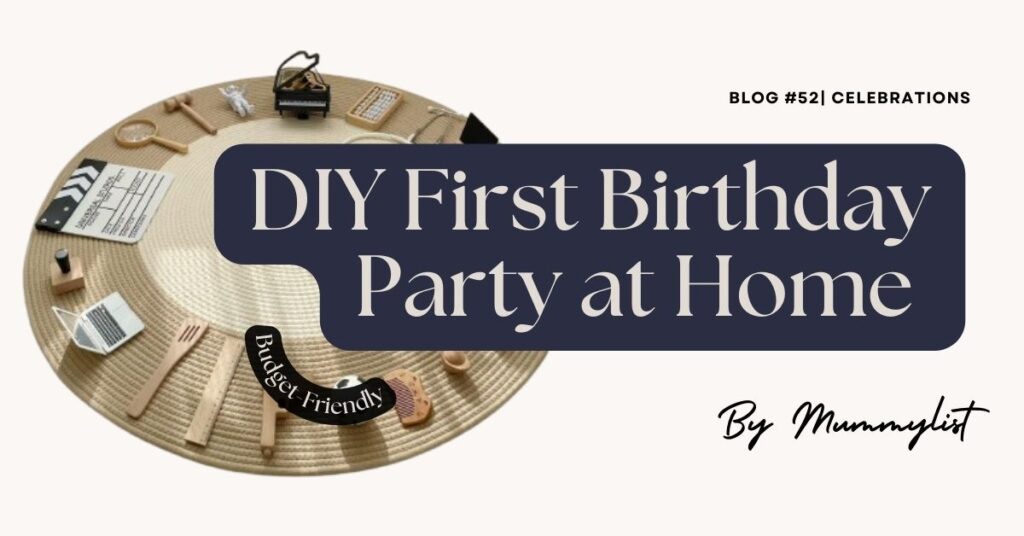 DIY First Birthday At Home in Singapore
