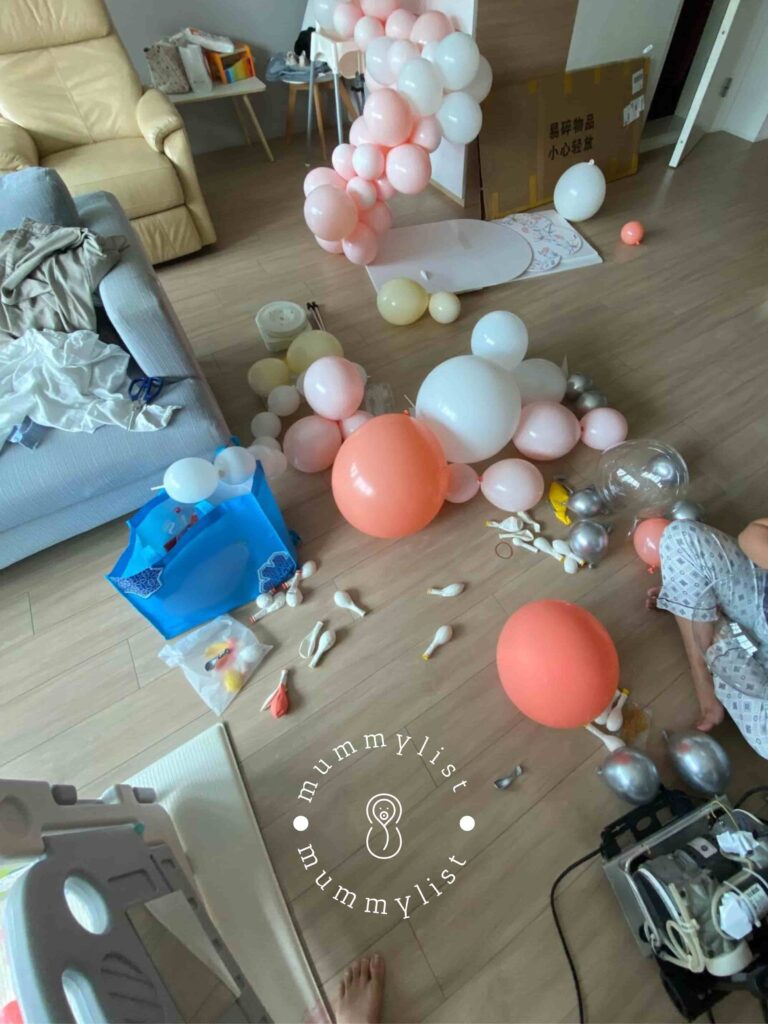 DIY First Birthday Party at Home: Set up