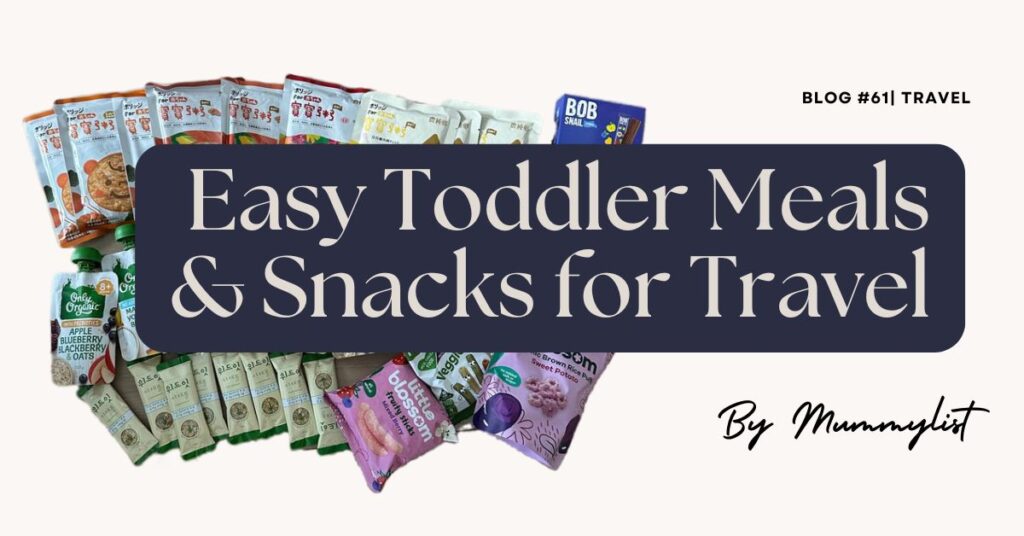 Easy Toddler Meals & Snacks for Travel
