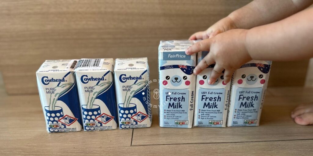Easy Drinks for Travelling with Toddlers: UHT Milk