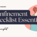 Confinement Checklist By A SG Mum