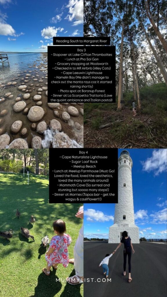 9D8N Perth Itinerary with Toddler: Day 3 and 4