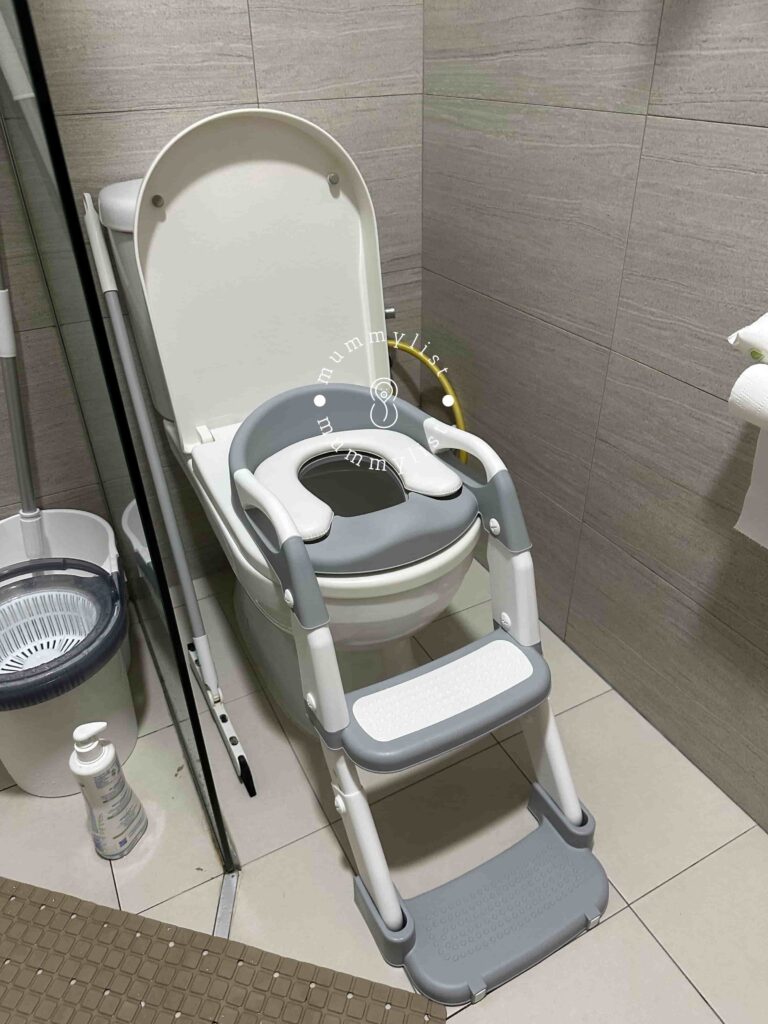 How to potty train a toddler: 2 in 1 convertible potty with toilet seat and ladder